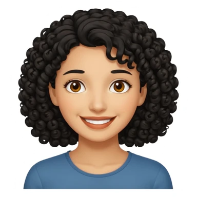 Saying I love you to my curly black haired wife Jaime sticker