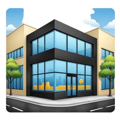 A local business sticker