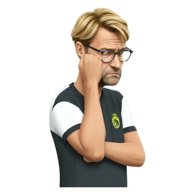 Klopp facepalm sticker