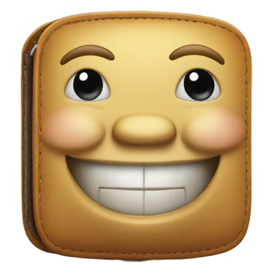 happy fat wallet sticker