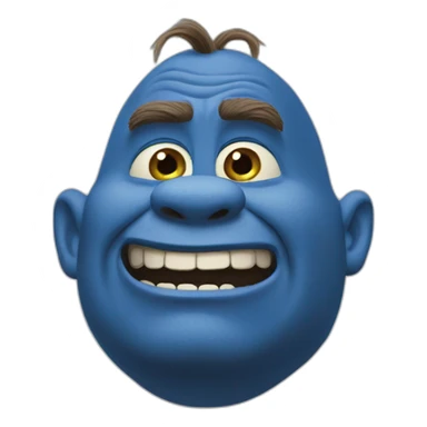blue-shrek sticker