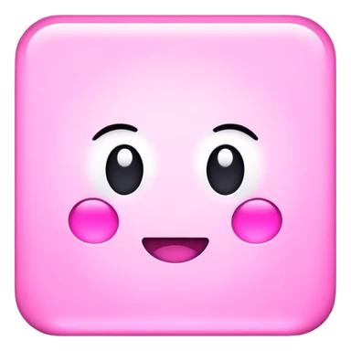 OK text in a pink square sticker