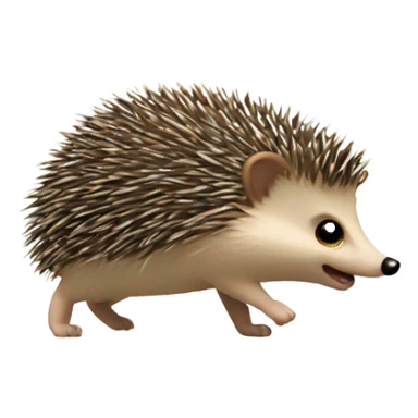 hedgehog doing a cartwheel  sticker