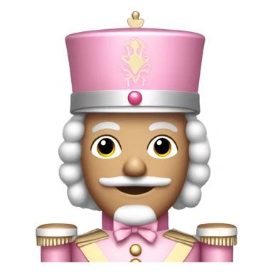 Light pink nutcracker sticker