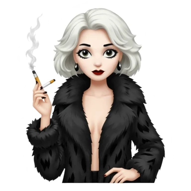 Cruella de vil whole body sticker