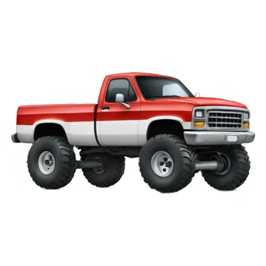 Lifted truck sticker