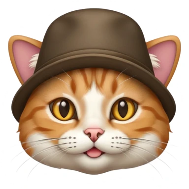 Faça uma gato de chapéu  sticker