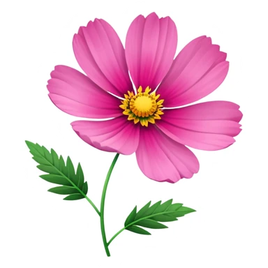 cosmos flower  sticker