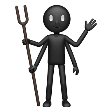 create a stick figure body standing still sticker