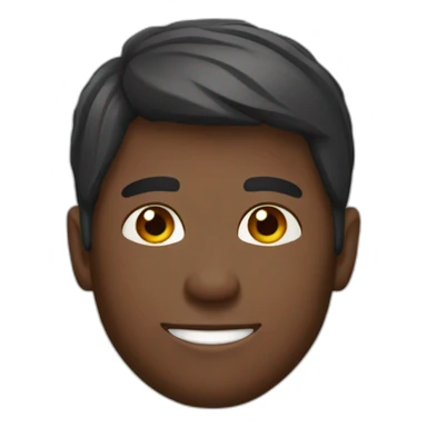 Triatleet donkerbruinhaar sticker