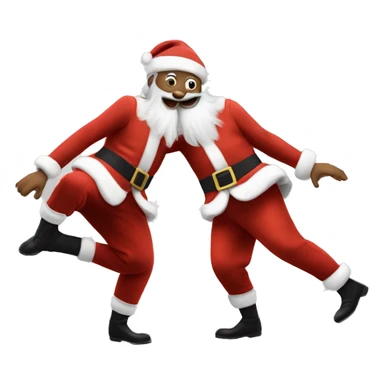 le pere noel qui dance sticker