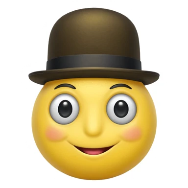 A lemon sporting a mini bowler hat and monocle.
































 sticker