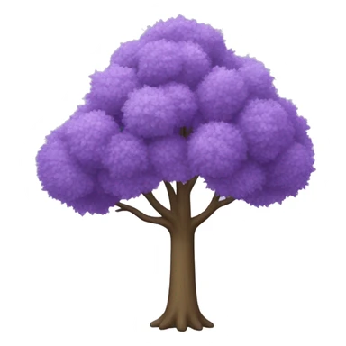 lavendel wird tree sticker