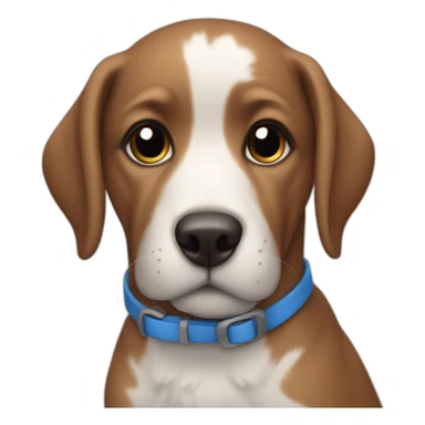 Dog blue  sticker