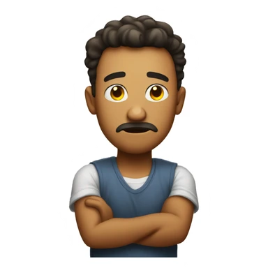 Guy with a stunned face with arms saying are u serious sticker