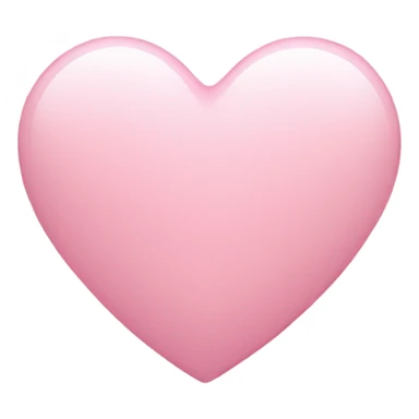 Light pink heart  sticker