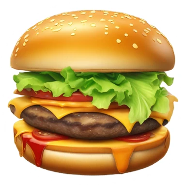 Heart Burger sticker