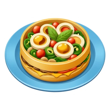 emoji de un plato sticker