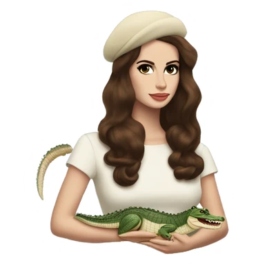 Lana del Rey edith a crocodile sticker