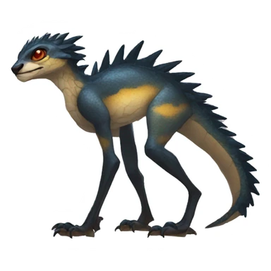 Cool Edgy Vernid species full body sticker