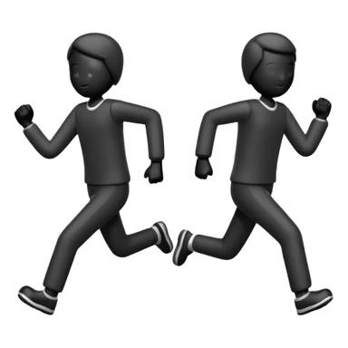 stick figures ruing sticker