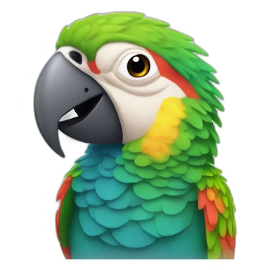 super fast party parrot sticker