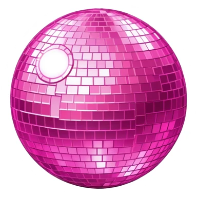 pink disco ball sticker