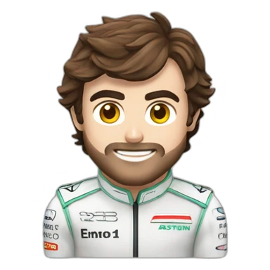 Fernando Alonso Aston Martin sticker