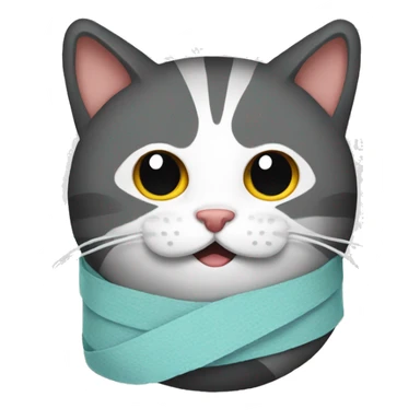 cat bandaged sticker