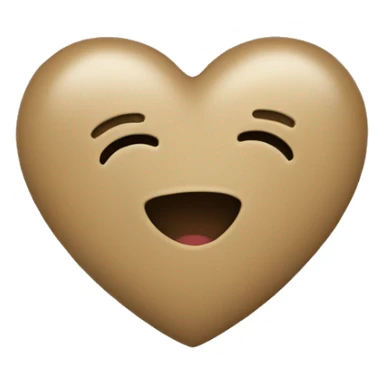 Khaki heart emoji  sticker