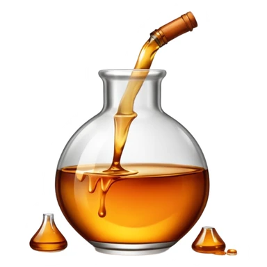 spilled bottle of brendy sticker