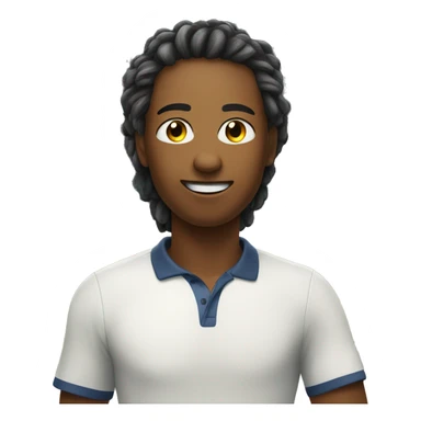 Tennis player in love sticker