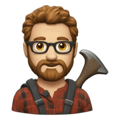 lumberjack in harry potter sticker