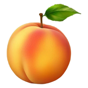 juicy peach sticker