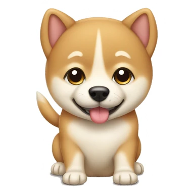 Shiba Inu puppy sticker