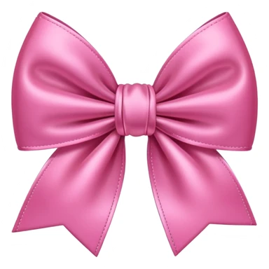 Cute pink bow sticker