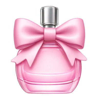 Light pink bow perfume  sticker