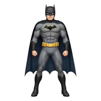 caucasian batman full body sticker