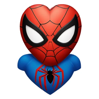 spider-man heart sticker