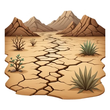 create drought river emojis sticker