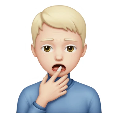 Choking yourself dramaticly sticker