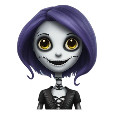 realistic Jack Sally from the Avatar films sticker