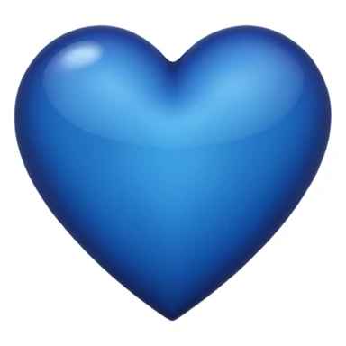 Dark blue heart sticker