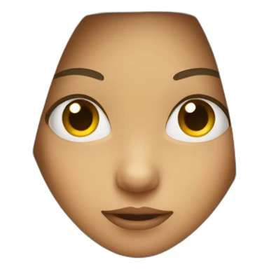 A girl peeking  sticker