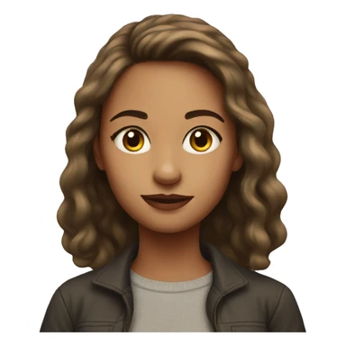 solo portrait of a girl sticker