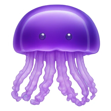 Light purple jelly fish sticker