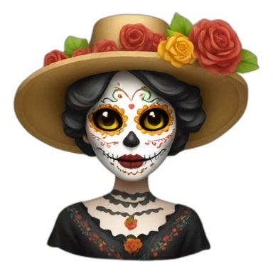 catrina sticker