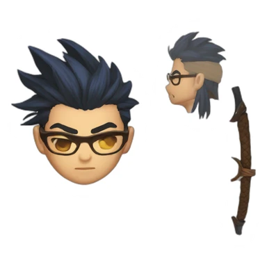 yasuo lol com óculos sticker