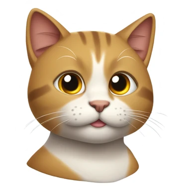 gato con moño sticker