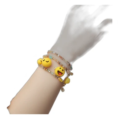 bracelets on the hand, decoration sticker